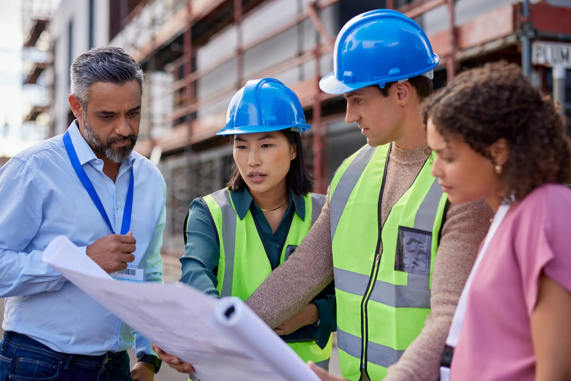 Civil construction site